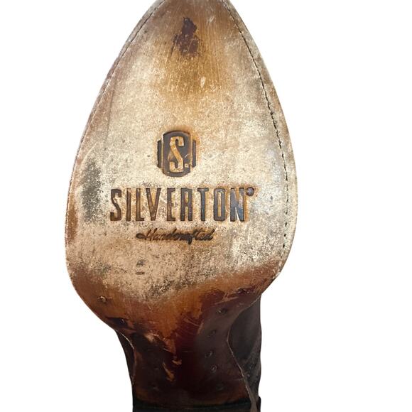 Silverton Patty All Leather Snip Toe Short Boots (Chocolate) Size 8.5 - Picture 8 of 10